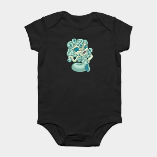 medusa Baby Bodysuit by majanation